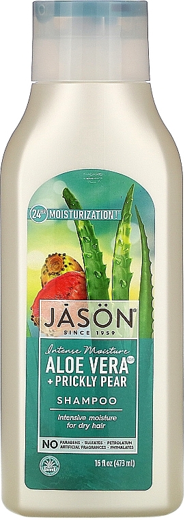 Moisturizing Hair Shampoo "Aloe Vera" - Jason Natural Cosmetics Moisturizing Aloe Vera 84% Shampoo  — photo N1