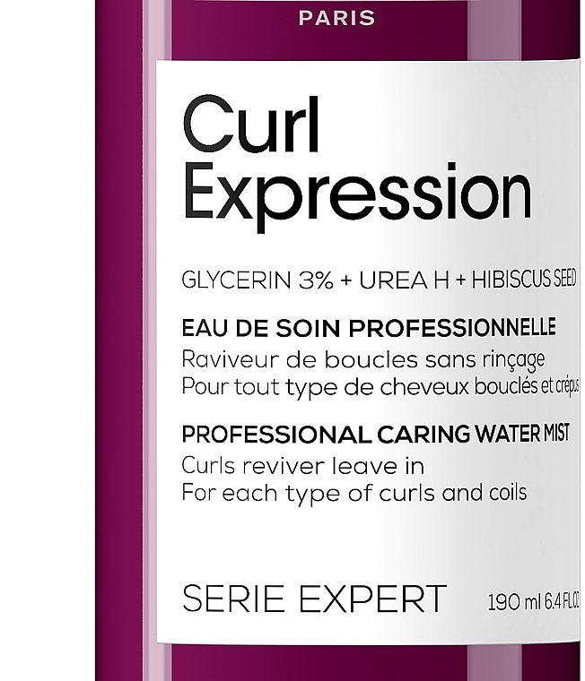 Hair Mist - L'Oreal Professionnel Serie Expert Curl Expression Caring Water Mist — photo N2