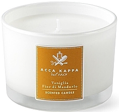 Fragrances, Perfumes, Cosmetics Acca Kappa Vaniglia Fior di Mandorlo - Scented Candle in Glass 