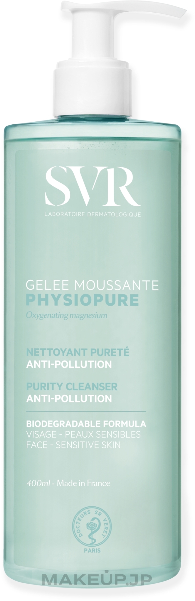 Cleansing Gel - SVR Physiopure Gelee Moussante  — photo 400 ml