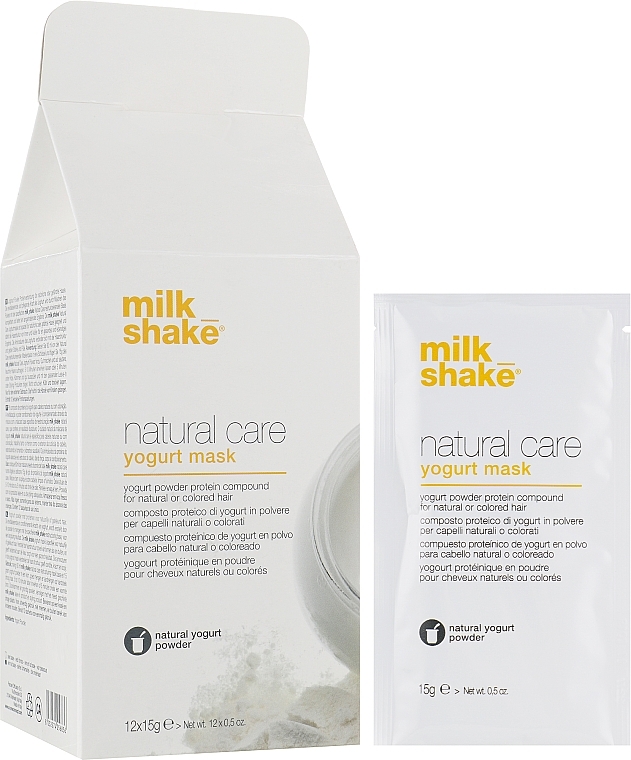 Hair Mask - Milk Shake Natural Care Yogurt Mask Set — photo N4
