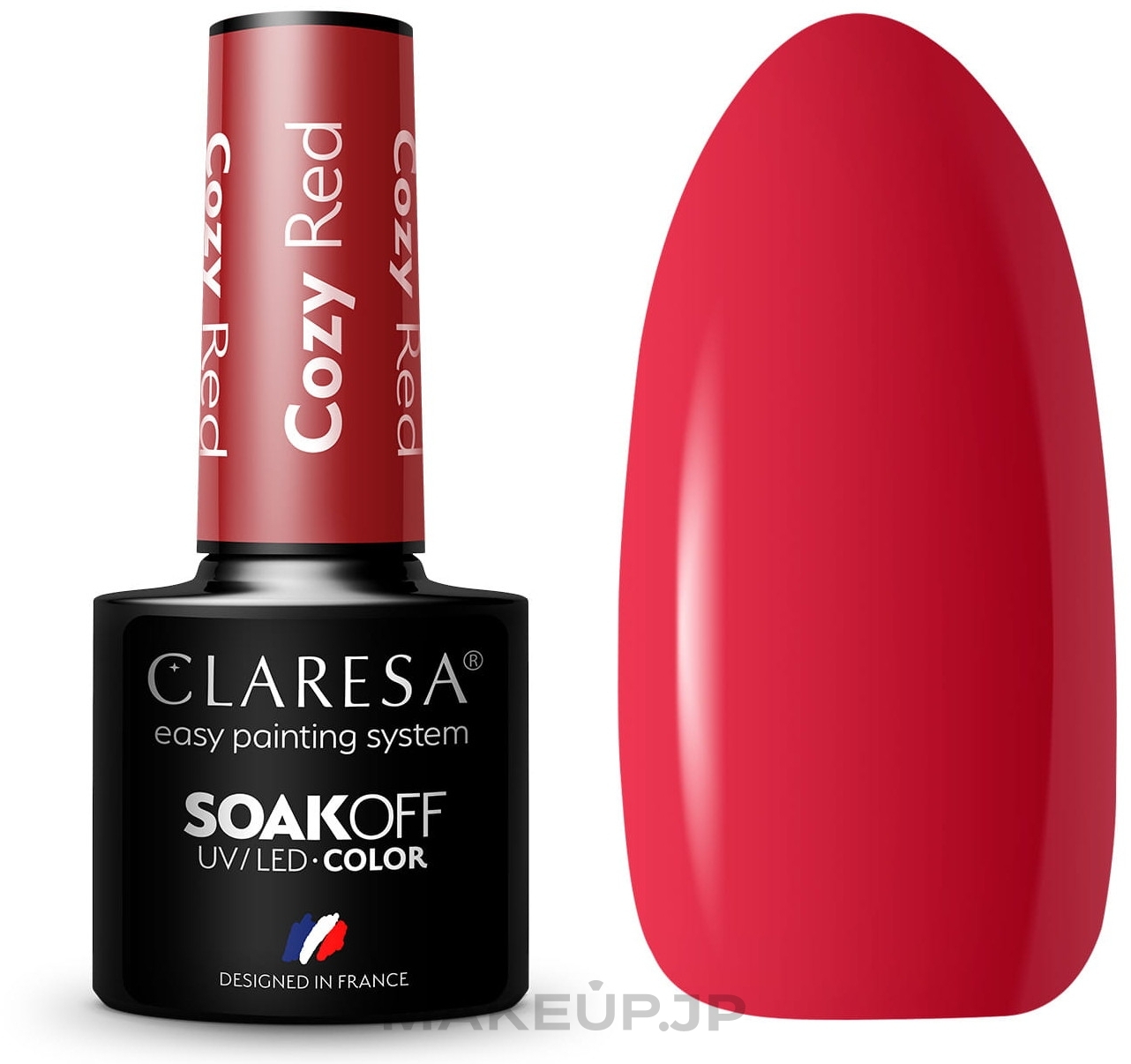 Gel Polish - Claresa Cozy SoakOff UV/LED Color — photo Red