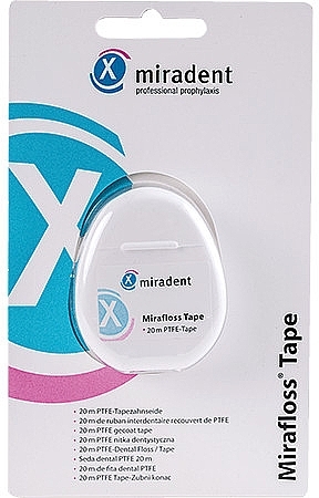 Dental Floss - Miradent Mirafloss Tape 20m — photo N1