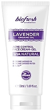 Acne Control Face Cream Gel - BioFresh Lavender Organic Oil Acne Control Face Cream-Gel — photo N1