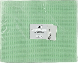 Manicure Paper Tissues, moisture resistant, 40x32cm, green - Tuffi Proffi Premium — photo N5