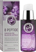 Fragrances, Perfumes, Cosmetics Peptide Face Serum - Enough 8 Peptide Sensation Pro Balancing Ampoule