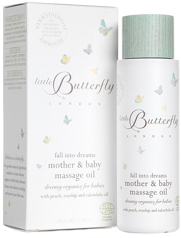 Fall Into Dreams Mother & Baby Massage Oil - Little Butterfly London Fall Into Dreams Mother & Baby Massage Oil — photo N1