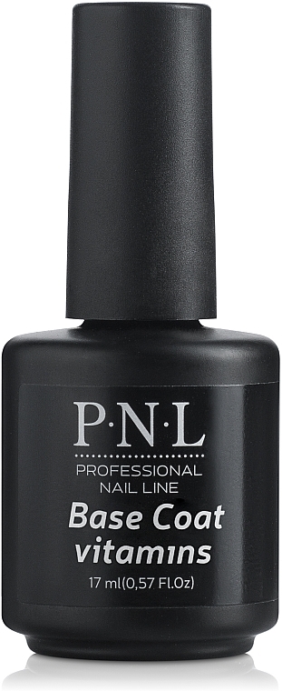 Gel Polish Base Coat - PNL Professional Base Coat Vitamins — photo N2