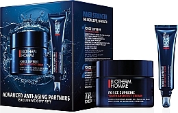 Fragrances, Perfumes, Cosmetics Set - Biotherm Homme Force Supreme Anti-Aging Power Duo Set (f/cr/50ml + eye/ser/15ml)