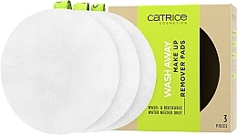 Makeup Remover Sponge - Catrice Wash Away Make Up Remover Pads — photo N1