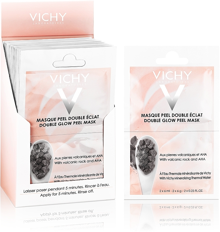 Double Glow Peel Mask - Vichy Quenching Mineral Mask — photo N3