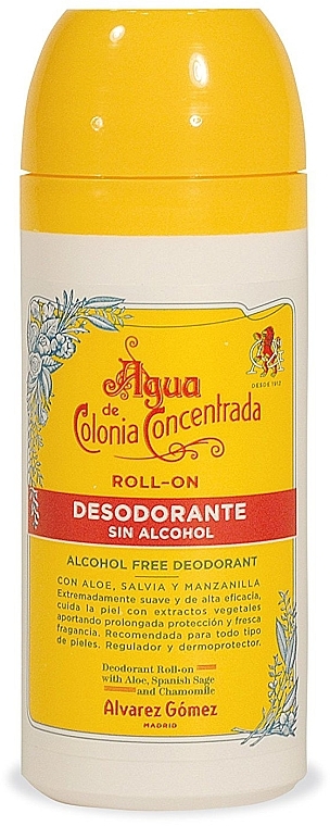 Alvarez Gomez Agua De Colonia Concentrada - Roll-on Deodorant — photo N2