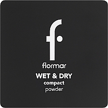 Compact Powder - Flormar Wet & Dry Compact Powder — photo N2