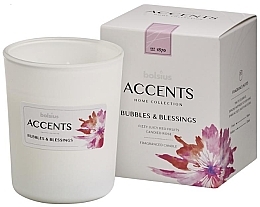 Fragrances, Perfumes, Cosmetics Scented Candle in Jar "Bubbles & Blessings" 92/76 - Bolsius Aromatic