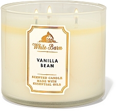 Fragrances, Perfumes, Cosmetics Bath and Body Works Vanilla Bean White Barn - Scented Candle