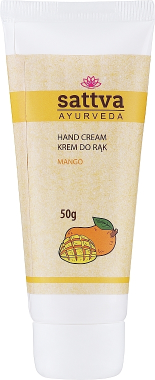 Mango Hand Cream - Sattva Ayurveda Hand Cream Mango — photo N1