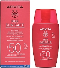 Invisible Face Fluid - Apivita Bee Sun Safe Dry Touch SPF50 — photo N1