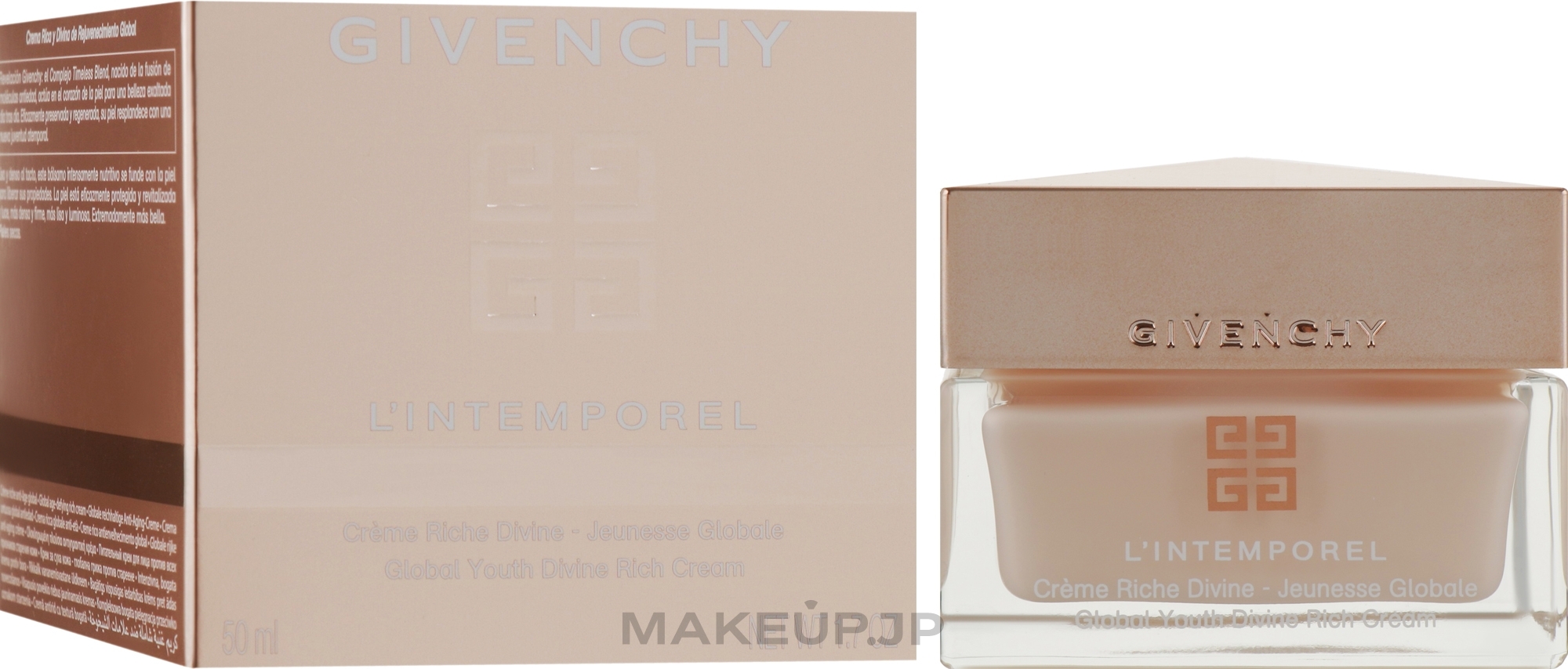 Face Cream - Givenchy L`Intemporel Global Youth Divine Rich Cream — photo 50 ml