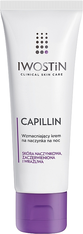 Firming Night Face Cream - Iwostin Capillin — photo N1