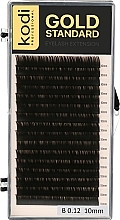 Gold Standard B 0.12 False Eyelashes (16 rows: 10 mm) - Kodi Professional — photo N1