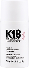Leave-On Hair Mask - K18 Hair Biomimetic Hairscience Leave-in Molecular Repair Mask — photo N2