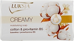 Fragrances, Perfumes, Cosmetics Cream-Soap with Cotton Milk and Provitamin B5 - Luksja Cotton Milk Provitamin B5 Soap