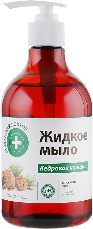 Liquid Soap Cedar Resin - Domashniy Doktor — photo N1