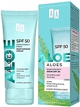 Moisturizing Face Cream SPF 50 - AA Cosmetics Aloes Moisturising Cream SPF50 — photo N1