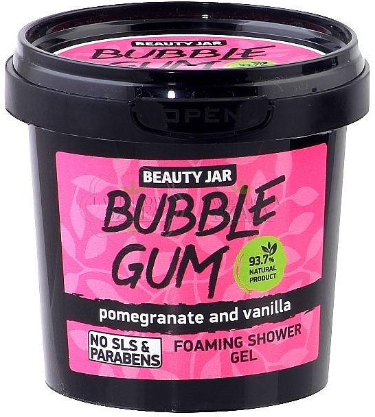 Shower Gel "Bubble Gum" - Beauty Jar Foaming Shower Gel — photo N1