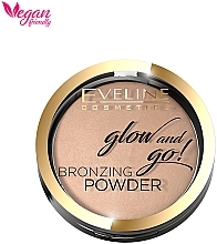 Bronzing Powder - Eveline Cosmetics Glow & Go Bronzing Powder — photo N2