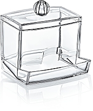 Container for Cotton Pads 8,8x10,5x6 cm, transparent - BoxUp — photo N3