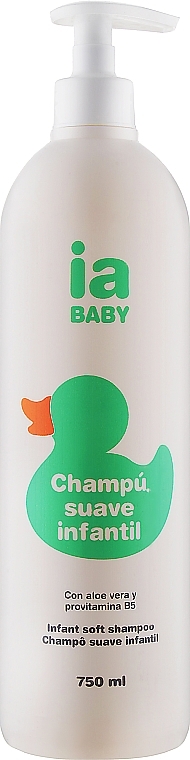 Mild Baby Shampoo with Aloe Vera Extract & Provitamin B5, with dispenser - Interapothek Baby Champu Suave Infantil — photo N1