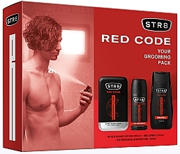 Fragrances, Perfumes, Cosmetics STR8 Red Code - Set (ash/lot/100ml + deo/150ml + sh/gel/250ml)