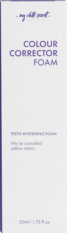 Teeth Whitening Foam - My White Secret Color Corrector Foam — photo N1