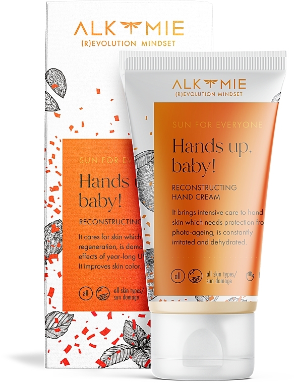 Regenerating Hand Cream - Alkmie Hands Up Baby Reconstructing Hand Cream — photo N1