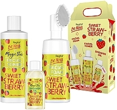 Fragrances, Perfumes, Cosmetics Set - Regital Sweet Strawberry (sh/oil/50 ml + f/toner/150 ml + f/foam/100 ml)