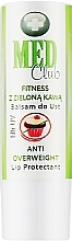 Fragrances, Perfumes, Cosmetics Lip Balm "Fitness with Green Coffee" - Vipera Med Club No 6