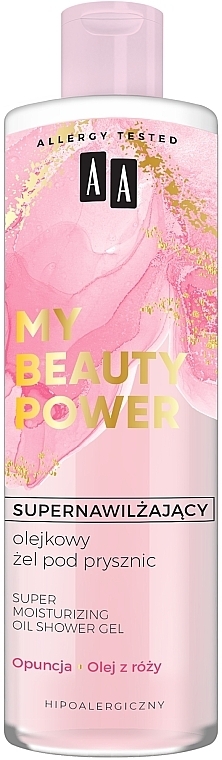 Super Moisturizing Opuntia & Rose Shower Oil - AA My Beauty Power Super Moisturizing Shower Oil — photo N1