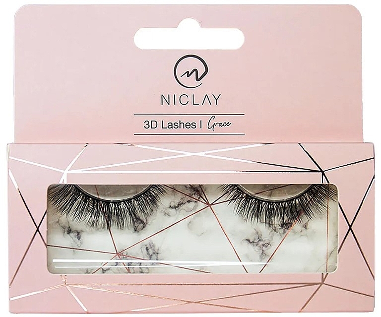 False Eyelashes - Niclay 3D Lashes Grace — photo N1