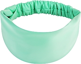 Faux Leather Classic Headband, mint - MAKEUP Hair Accessories — photo N1