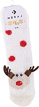 Fragrances, Perfumes, Cosmetics Women Christmas Socks, BDC400-514, white - Moraj