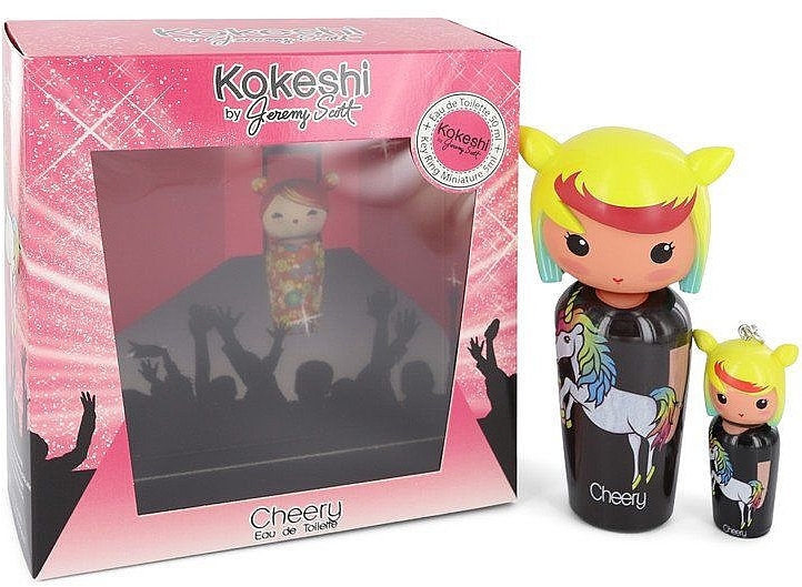 Kokeshi Parfums Cheery by Jeremy Scott - Set (edt/50ml + edt/mini/5ml) — photo N1