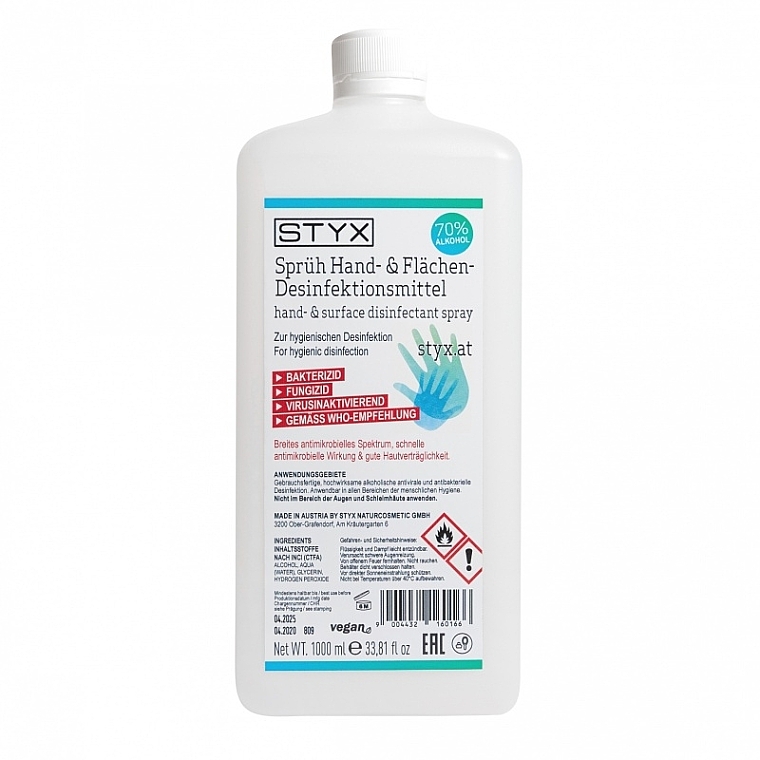 Hand Disinfection Spray - Styx Naturcosmetic Hand And Surface Disinfectant Spray — photo N2