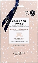 Collagen Foot Treatment - Voesh Collagen Socks Trio Argan Oil & Floral Extract — photo N1
