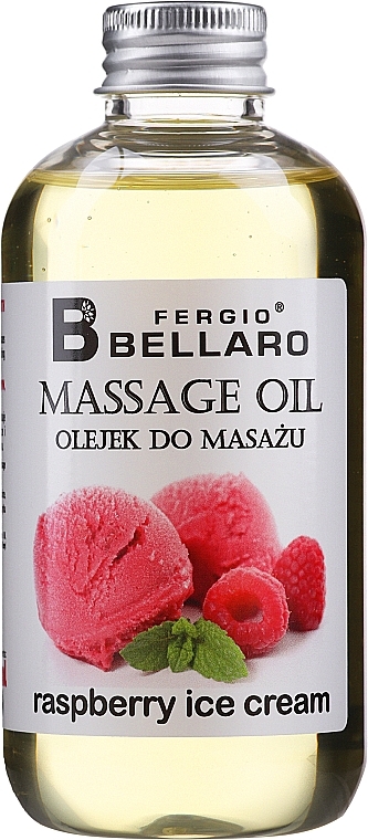 Raspberry Ice Cream Massage Oil - Fergio Bellaro Massage Oil Raspberry Ice Cream — photo N1