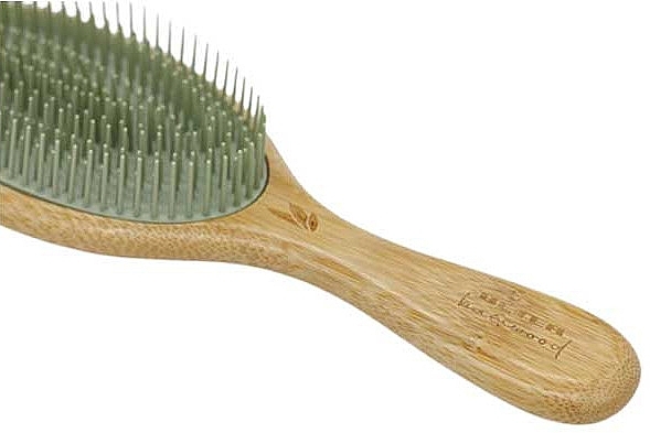 Bamboo Hair Brush, oval - Beter Bamboo Detangling Brush — photo N3