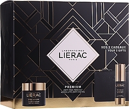 Fragrances, Perfumes, Cosmetics Set - Lierac Premium Soyeuse (eye/cr/15ml + cr/50ml + bag)