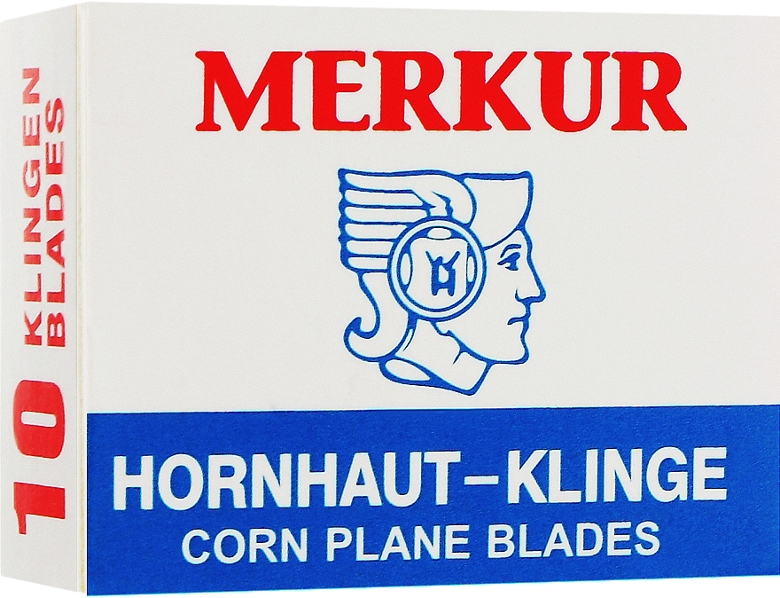 Moustache Razor Blades, 10 pcs - Merkur Safety Razor Moustache — photo N2