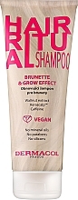 Fragrances, Perfumes, Cosmetics Brunette Shampoo - Dermacol Hair Ritual Brunette & Grow Shampoo