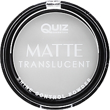 Shine Control Mattifying Powder - Quiz Cosmetics Matte Translucent Powder — photo N2